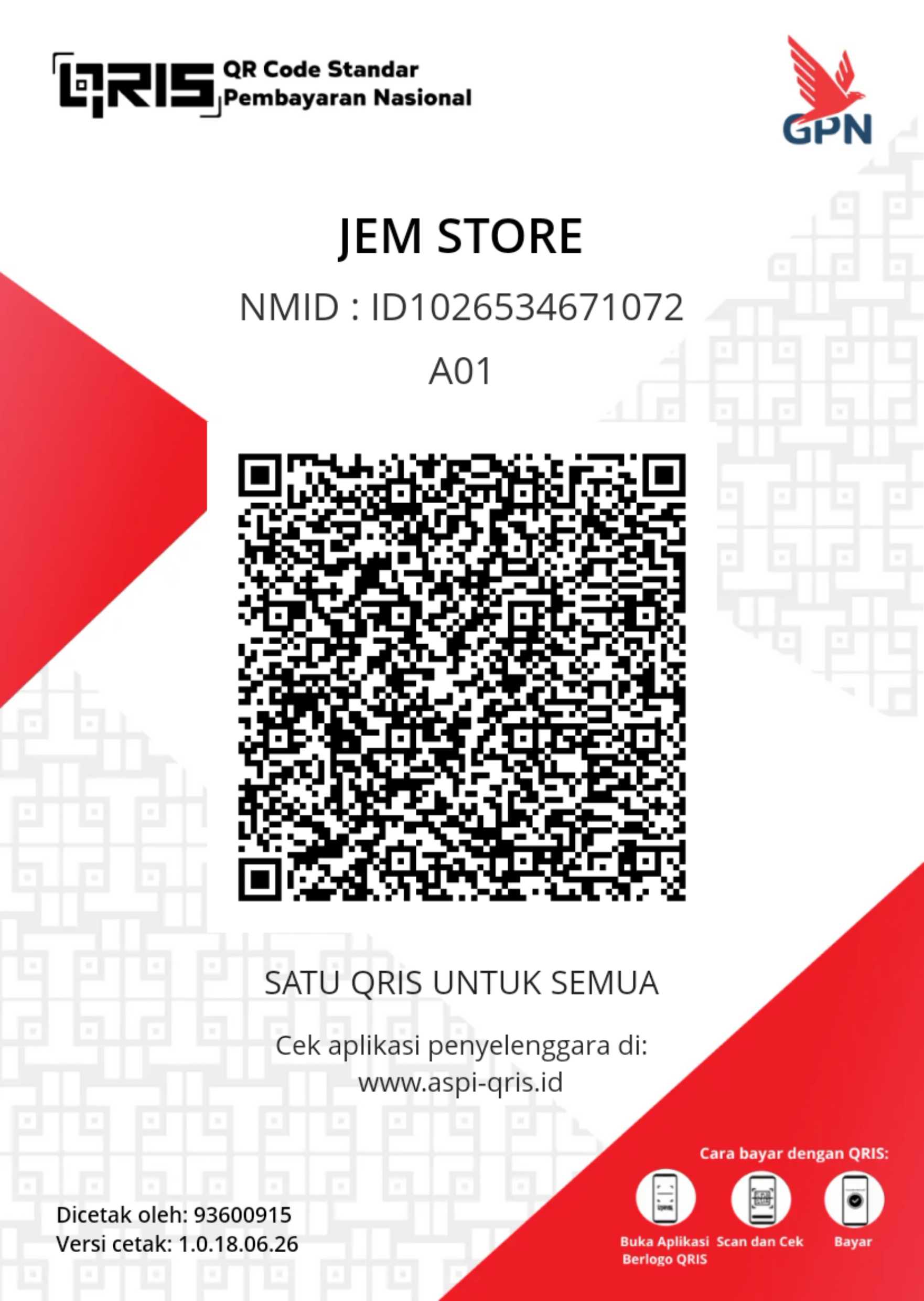 QRIS JEMSTORE